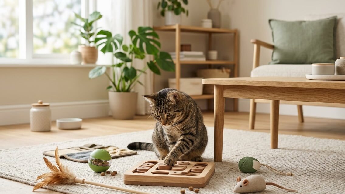 Aktiveringslegetøj til kat – idéer til leg og variation