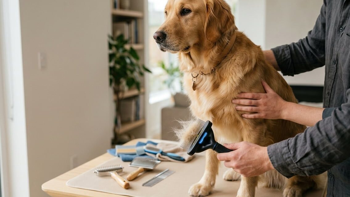 Børste til hund med underuld – sådan vælger du den rigtige type