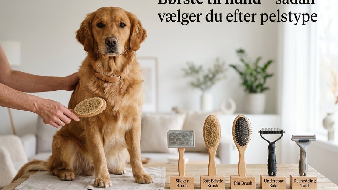 Børste til hund – sådan vælger du børste efter pelstype
