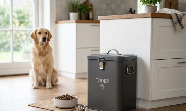 Foderspand til hund – størrelser, låg og praktisk opbevaring