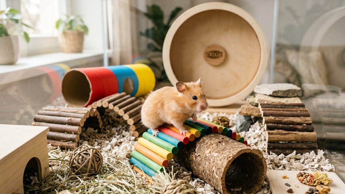 Hamsterlegetøj – idéer til hjul, tunneler og aktivitet