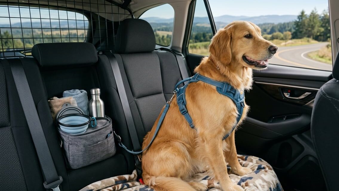 Hund i bil – praktiske tips til transport og længere køreture
