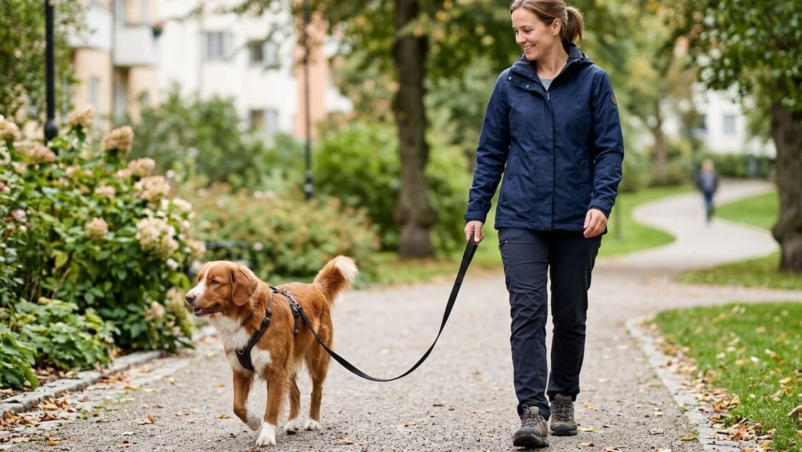 Hund i snor – gode vaner til rolige gåture