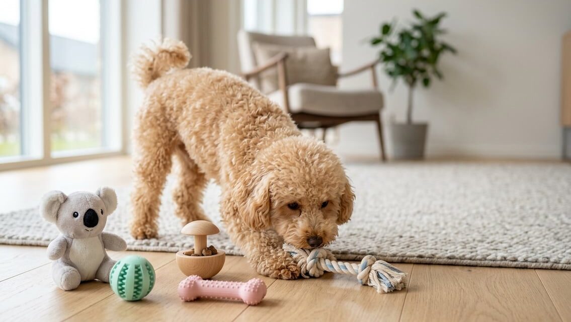 Hundelegetøj til små hunde – størrelse, form og materialer