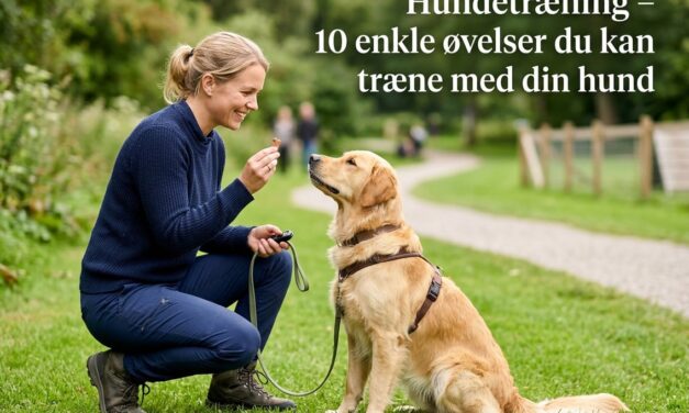 Hundetræning – 10 enkle øvelser du kan træne med din hund