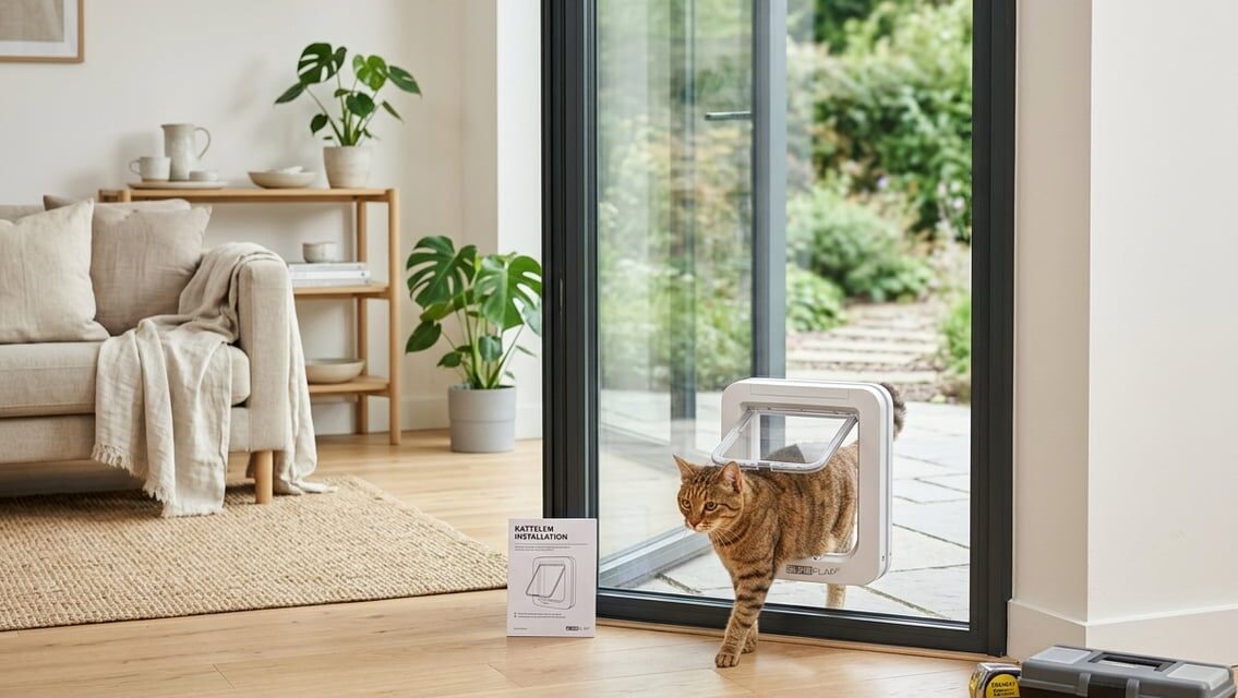 Kattelem i glasdør – muligheder, montering og ting du bør overveje