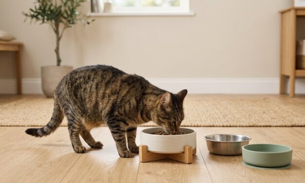 Madskål til kat – guide til materialer, form og størrelse
