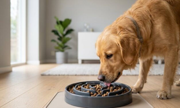 Slow feeder til hund – typer, materialer og sådan fungerer skålen
